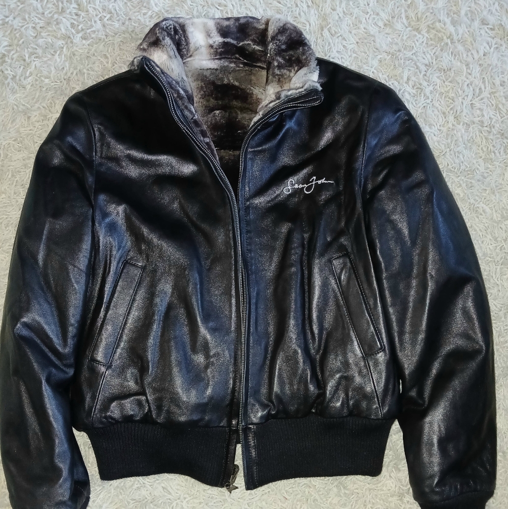 On Hold...Sean John leather jacket On Hold
